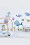 Educational Cute Sea Animals and Plants Sticker Set (Large Size) Ocean Animals Sticker - 2