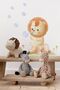 Bubble Flying Lion Kids Baby Room Sticker Set