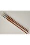 Oil Painting Brush - 1 Piece Naturalis No:08 - Long Handle Flat - Brown - 5