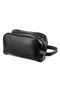 Genuine Leather Black Men's Handbag - Travel Bag - Cosmetic Bag - Shaving Bag - 3