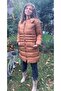 Women's Knee-length Detachable Hooded and Lined Coat