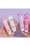 Gift Point Paw Eraser Stationery Gift Peach Cat Purple Lilac 1 Piece - 3