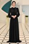 Kübraca Plus Size Hijab Evening Dress - 2