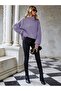 Wool Look Oversize Women's Sweater - 2