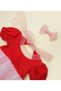 Special Gun Birthday Dress with Red Panhose Skirt - Buckle Included - 2