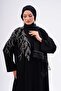 Fabric Dubai Silk Luxury Abaya Platinum Lace Quality Hijab Outerwear for Special Occasions - 5