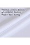 Linen Blackout Blackout Curtain Thermal Layered Polar White Background Curtain Non-Pleated Single Panel - 3