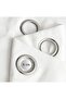 Snow White Natural Linen Rustic Background Curtain with Eyelets and Tight Rings 1. Quality Linen White Floor Mat - 5
