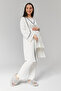Breastfeeding Featured Dressing Gown Maternity Maternity Pajama Set - 4