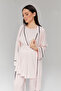 Breastfeeding Featured Dressing Gown Maternity Maternity Pajama Set - 2