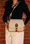 Women's Flap Multi-Compartment Crossbody Shoulder Strap Bag
