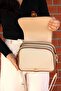 Women's Flap Multi-Compartment Crossbody Shoulder Strap Bag - 4