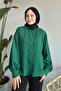 Casual Basic Emerald Green Shirt