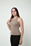 mink Women's Tank Top - Ribbed Halter Neck, Daily Use, Comfortable and Stylish - 2