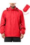 Ghassy Co. Men's Pro Lightweight Hooded Easy Pack Windbreaker Raincoat with Hidden Inner Lining at Collar