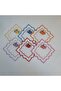 Cocktail Presentation Napkin Set of 6 Embroidered Coffee Side