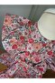 Girl's Ruffled Floral Print Sleeveless Backless Cute Summer Dress - 2