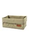 Organizer Basket Baby Cosmos Khaki Organic Cotton 25x16 cm - 2