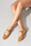 Women's Babet Round Toe Stone Casual Shoes Real Leather Zy 7988 - 7