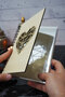 Heart Themed Wooden Cover Notebook - Dotted Notebook - Agenda - School Notebook (A5 - 120 Pages) - 4
