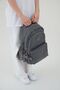 Unisex Crinkle Waterproof Fabric Large Size School Travel Backpack with Eyes Rosso Collina Smoked K Gray - 9