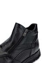 Men's Genuine Leather Black Casual Boots - 5