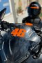 Orafol Neon Orange 46 Racing Style Sticker Decal for Motor-Car-Helmet (1 Piece) - 2