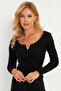 Women's Black Camisole Blouse with Accessories Rlo17 - 2