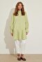 PLEATED DETAIL PISTACHIO GREEN SHIRT - 3
