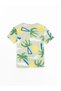 Lcw Baby Pastel Green Printed Crew Neck Short Sleeve Printed Baby Boy T-Shirt 2-Pack - 2