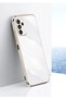 Galaxy A05S Case with Shiny Edges and Gold Embroidery Camera Protection Cover White - 2