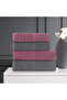 Diana 4 Piece Velvet Boxed Bath Towel Set |   Dowry List |   Bath Towel |   Hand and Face Towel - 2