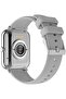 G8 Talk Smart Watch, O2 Monitoring, Calls, IP67 Water Resistant, 1-Week Battery, iOS/Android, Gray - 3