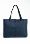 Women's Lacoste Leather 2-Handle Zippered Large Size School Bag, Shoulder Bag, Handbag, Laptop Bag - 2