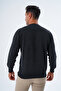 Men's Anthracite 100% Cotton Crew Neck Knitwear Sweater Trist-1101 - 4