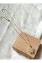 Vera Jewellery - Rotating Steel Clover Necklace with Zircon Stones