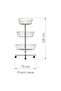 High Quality Wire Basket 3 Tier Stand - 2