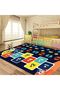 Educational Hopscotch Patterned Non-Slip Base, Machine Washable, Antiallergic, Children'S, Baby Room Carpet - 3