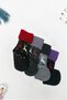 Women's Winter Extra Soft Deer Patterned Towel Boot Socks Set 4 Pairs