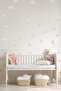 Pink Meadow and Wildflowers Leaves Sticker Set, Children's Nursery Flower Sticker Set - 2