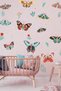 Exotic Butterflies Sticker Set, Tropical Butterflies Baby Kids Room Wall Glass Sticker Set - 2
