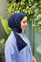 Shawl Women's Navy Sandy Fabric Ready Shawl Syr005 - 4