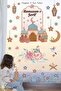 Ramadan Ornament Sticker Set, Welcome 11 Sultan of the Moon Ramadan bear Decorative Glass Wall Sticker