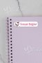 School Lecture Label Hello Kitty Themed 26 Pieces 8 Cm School Label - 2