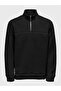 ONLY&SONS22023645 SEMI ZIPPERED PLUS SWEAT