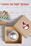Happy New Year Sticker 3.5 cm 36 Pieces - Waterproof New Year Christmas Sticker Gift Package Sticker - 6
