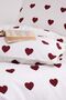 Love Cotton Single Duvet Cover Set - Quilt Cover, Pillowcase and Dowry Holder - 4