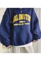 Women's Men's Arlington American City State Printed Sweatshirt-Black Blue Gray White Oversize Hoodie - 3