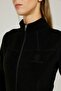 SN158 Basic Fleece Sweatshirt with 2 Pockets, Stand Collar, and Front Zippered - 3