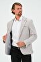 Men's Blazer Jacket - Cream, Slim Fit and Lined, Stylish Jacket - 2